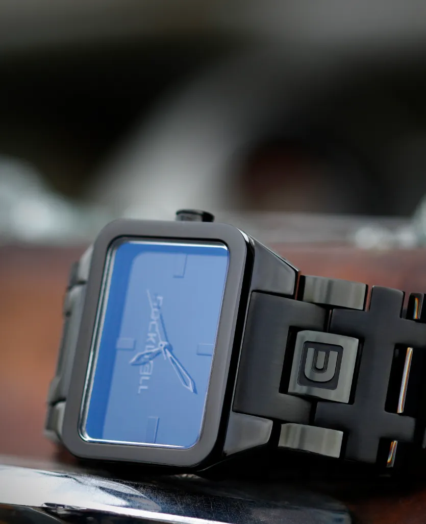ROCKWELL DUEL TIME WATCH BLACK / BLACK