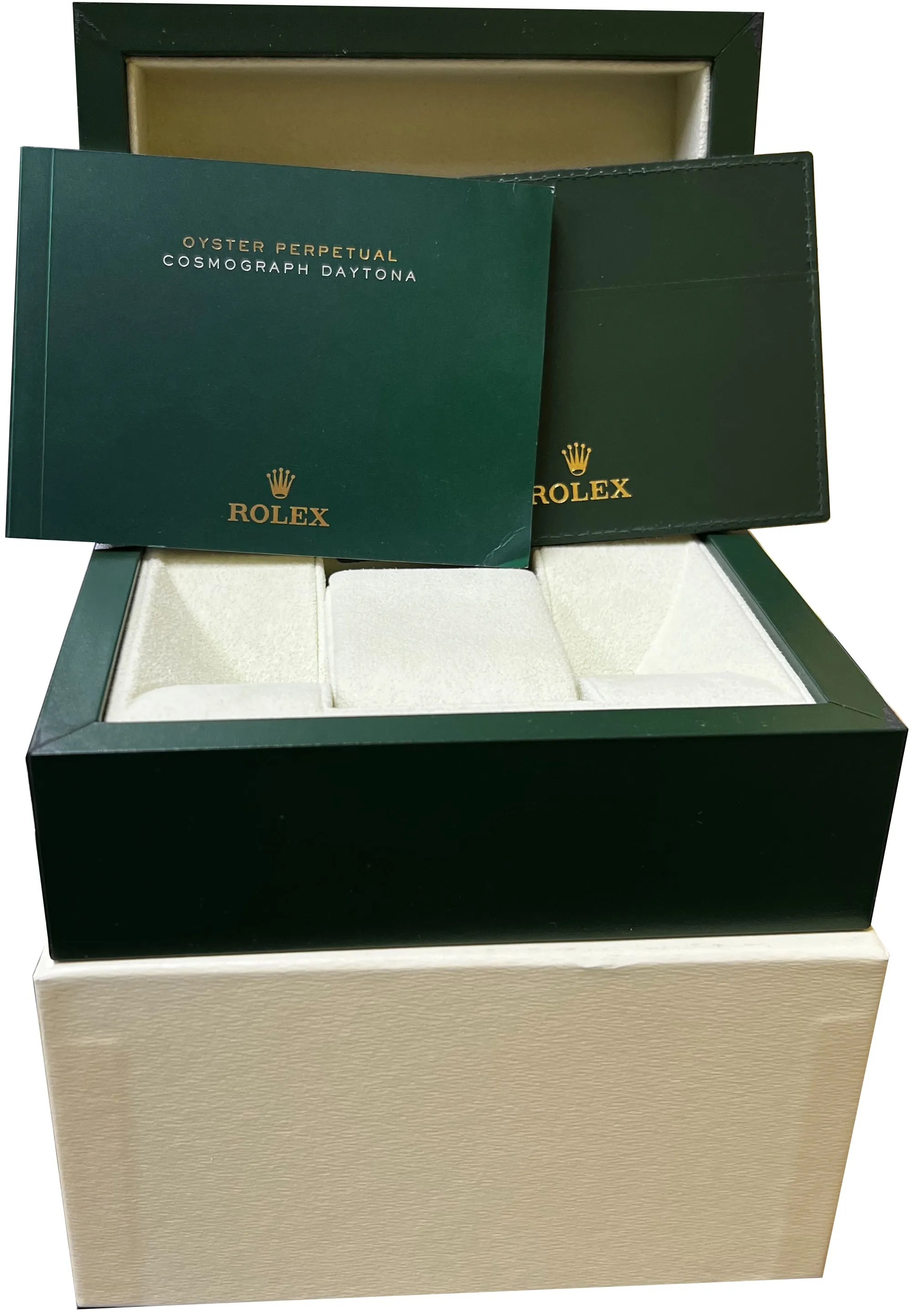 Rolex Daytona Cosmograph Black Stainless Steel FAT BUCKLE 40mm Watch BOX 116520