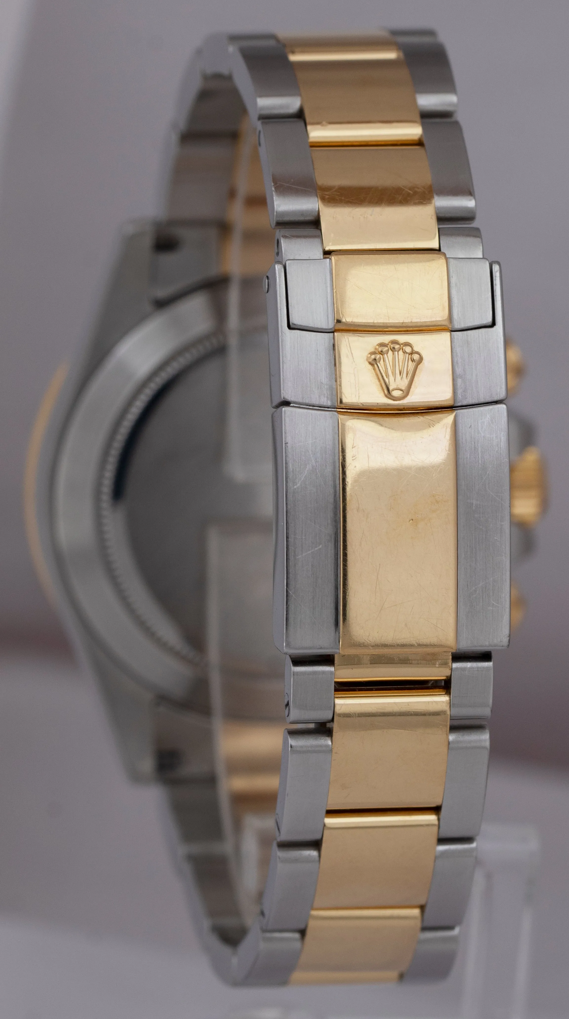 Rolex Daytona Cosmograph Stainless Gold White Chronograph 40mm Watch 116523 B P