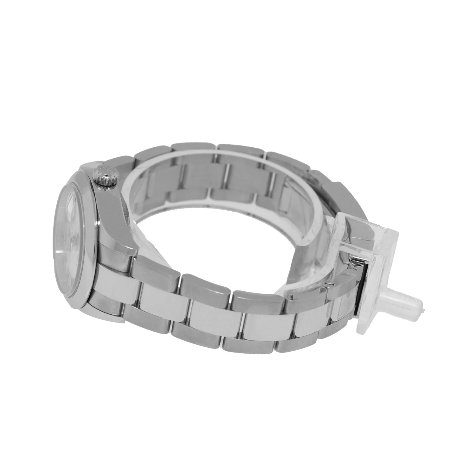 Rolex Lady-Datejust 28mm Stainless Steel Silver Roman Dial & Smooth Bezel 279160