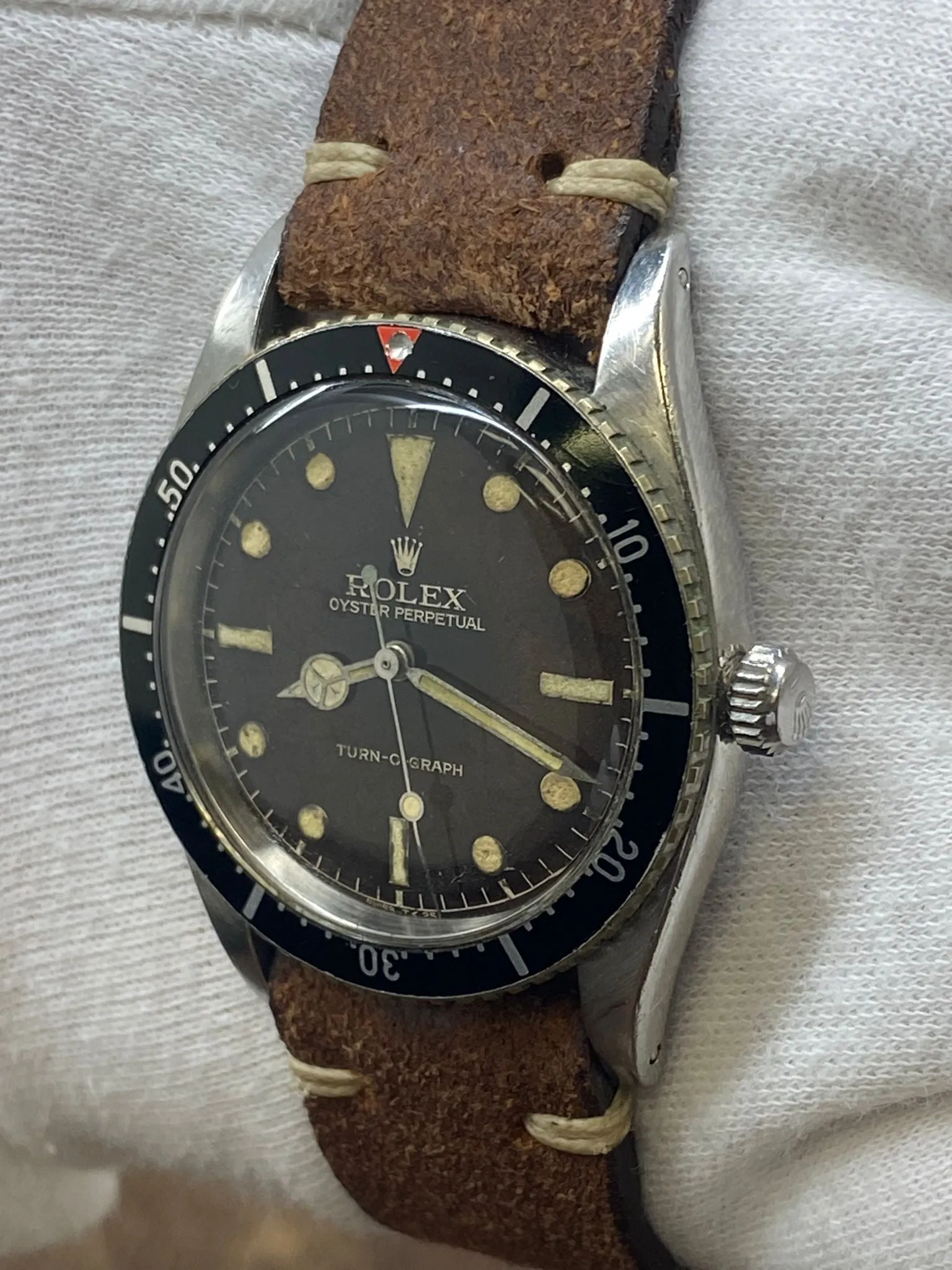 Rolex Turn-O-Graph 6202 Black Service Dial Automatic Watch