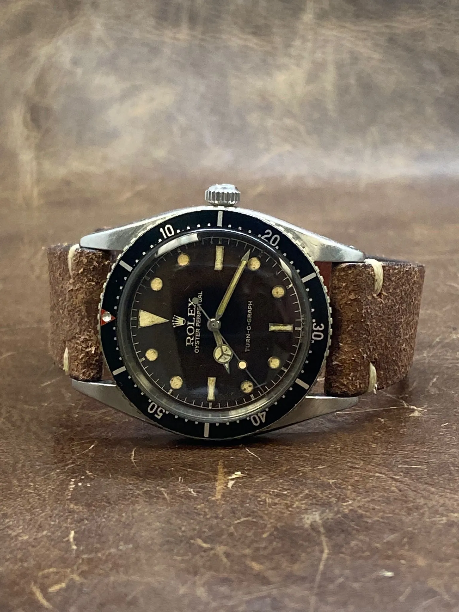 Rolex Turn-O-Graph 6202 Black Service Dial Automatic Watch