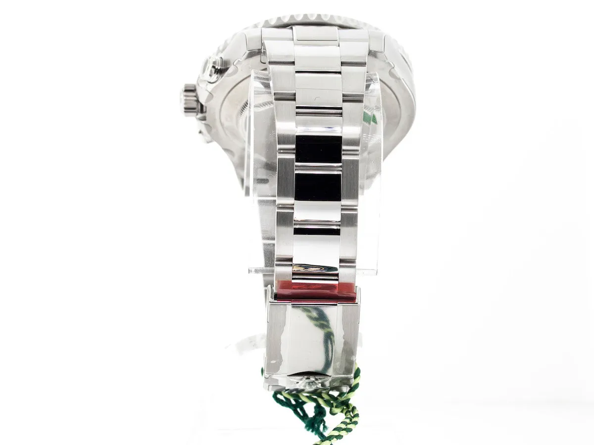 Rolex Yacht-Master II 44mm Stainless Steel Matte White Dial & Blue Bezel 116680