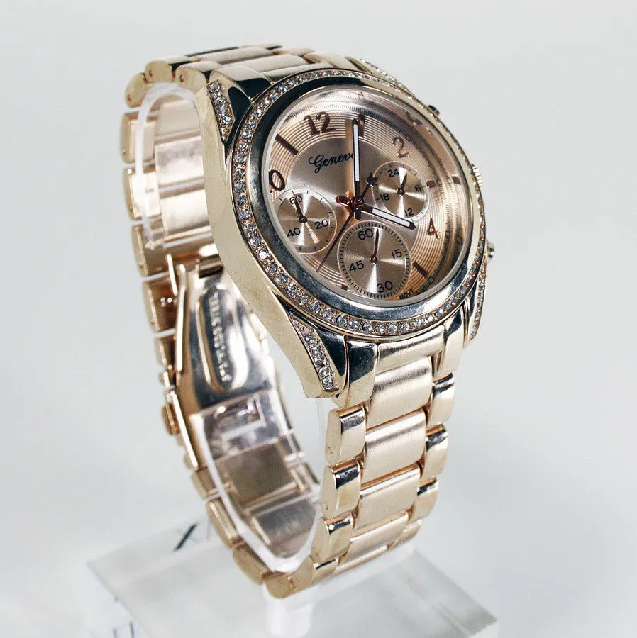 Rose Fashion Gold Watch
