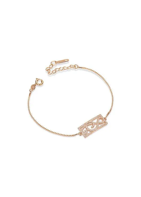 Rose Gold Musical Note Bracelet