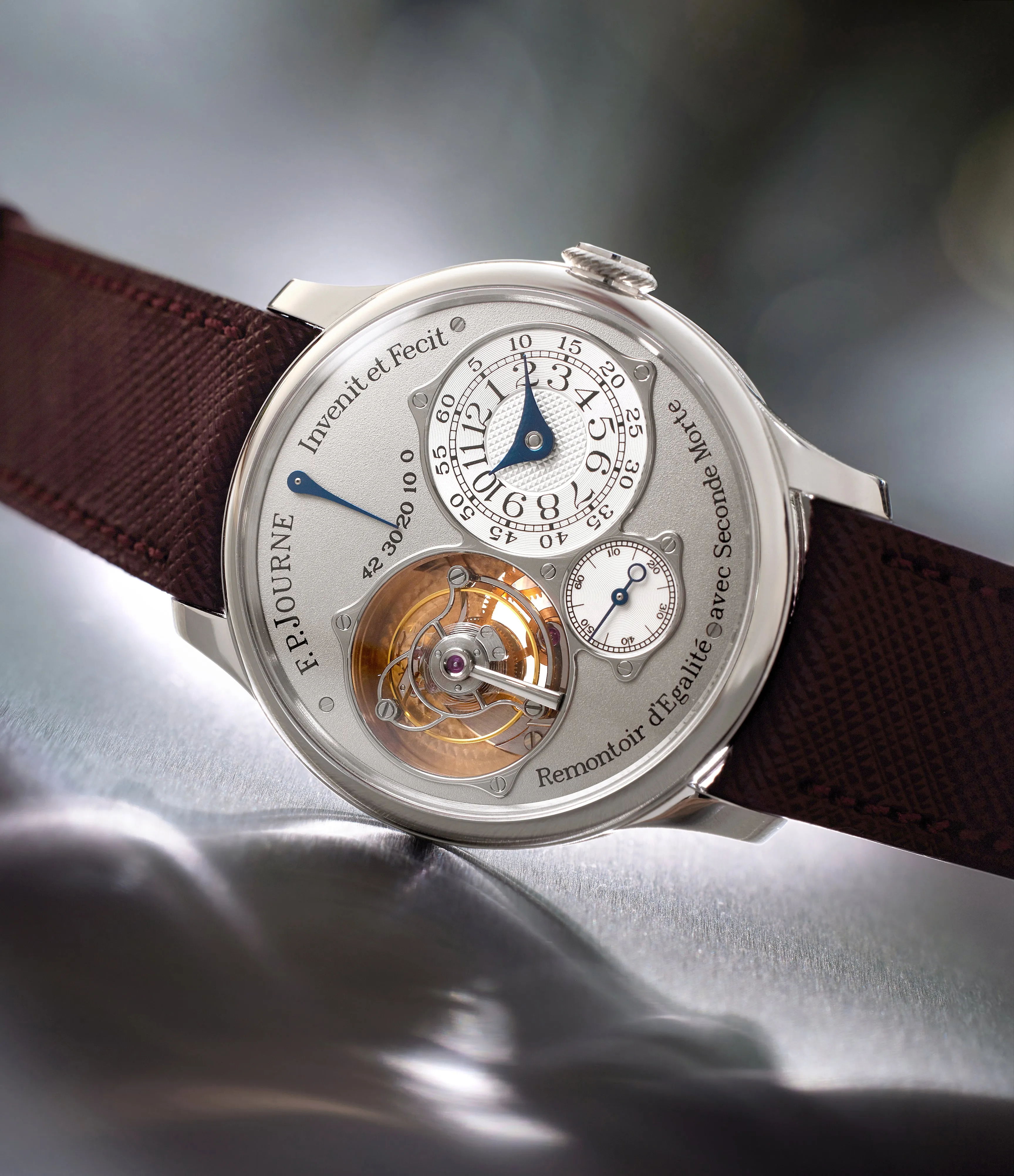 saffiano curved strap