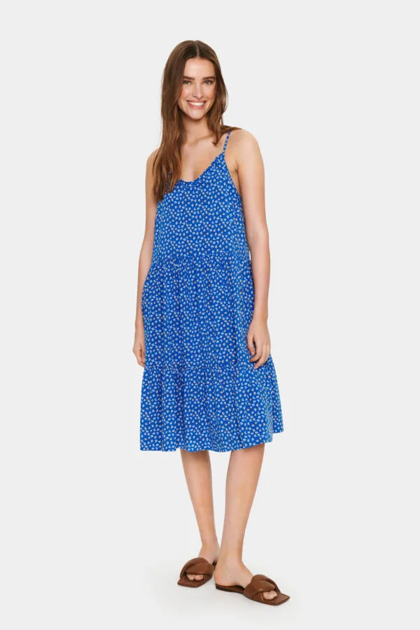 Saint Tropez EdaSZ Strap Dress in Blue I.Soulful Mini