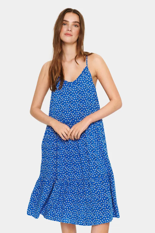 Saint Tropez EdaSZ Strap Dress in Blue I.Soulful Mini