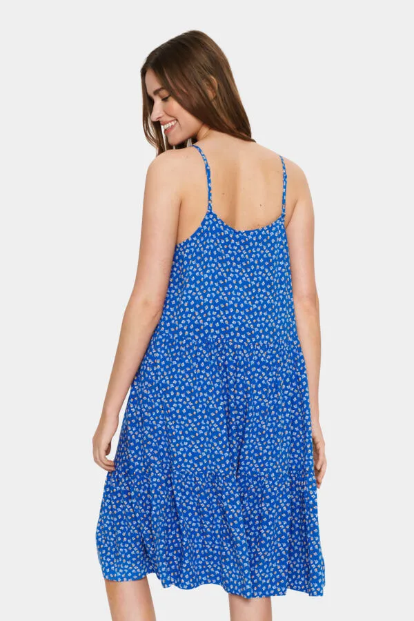 Saint Tropez EdaSZ Strap Dress in Blue I.Soulful Mini