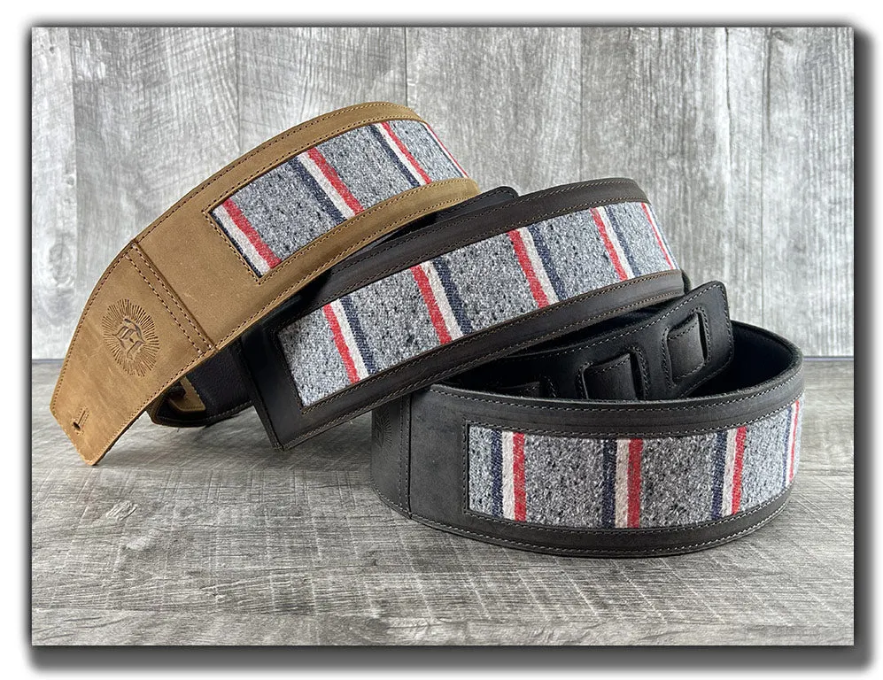 Scout - Whiskey Brown Leather Guitar Strap - Numbered Limited Edition