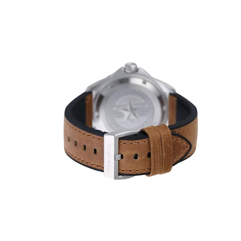 Seagull HORIZON Series Shippire Bezel Slide Ruler Pilot Men's Automatic Watch 814.27.1124