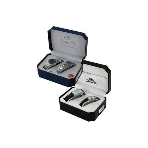 Set of two silver bracelet watches ( Case of 4 )