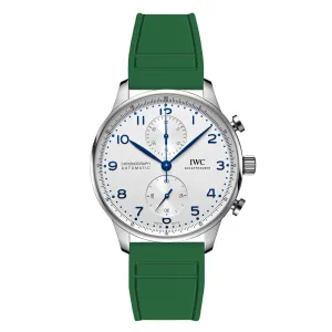 Skyward FKM Rubber Strap for IWC Portofino - Quick Release - Green (2411)