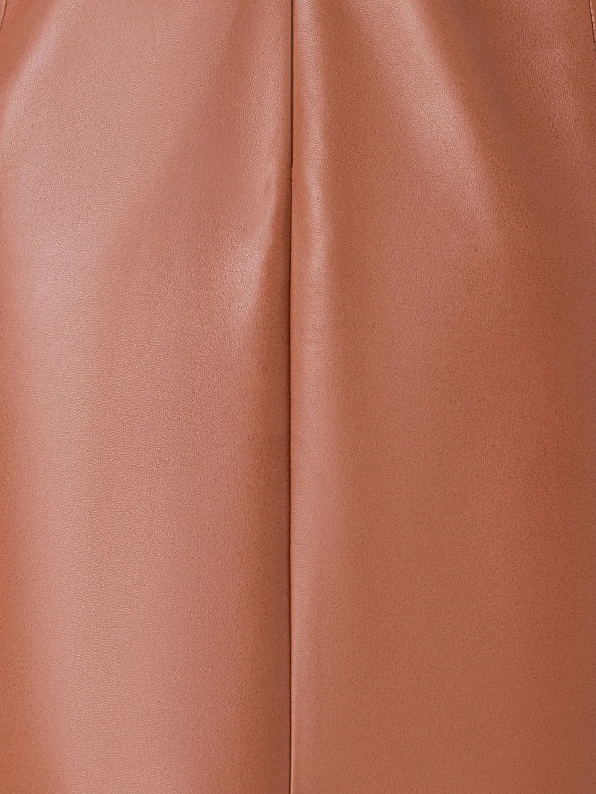 Sleeveless Leather Sheath Dress