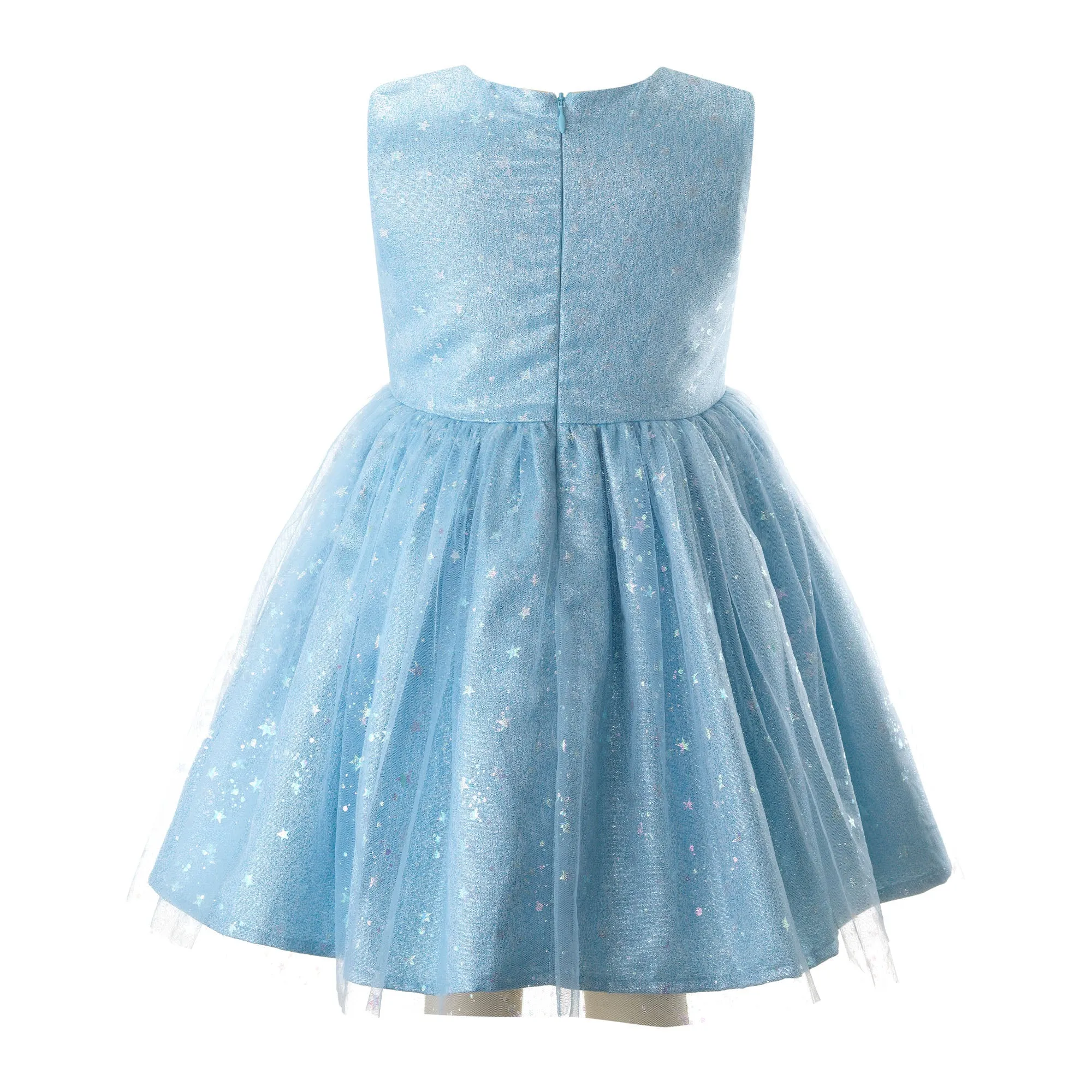 Sparkle Star Tulle Dress Blue