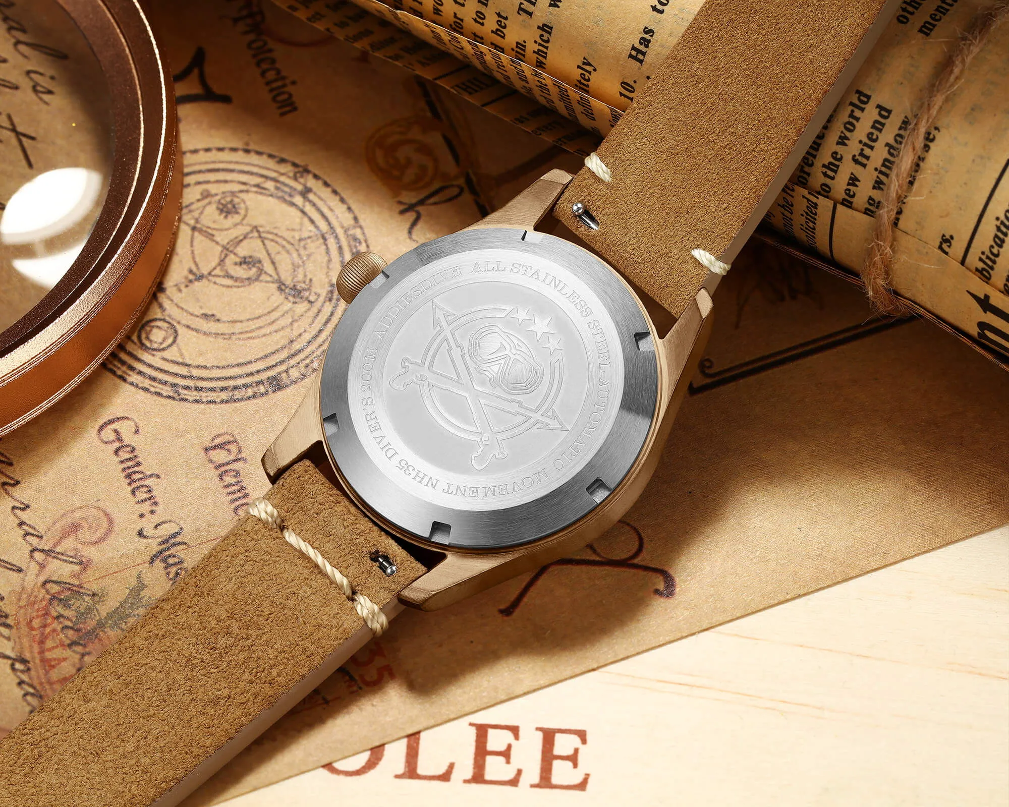 ★Spring Sale★ADDIESDIVE® 39mm Bronze Men Watch（AD2114）