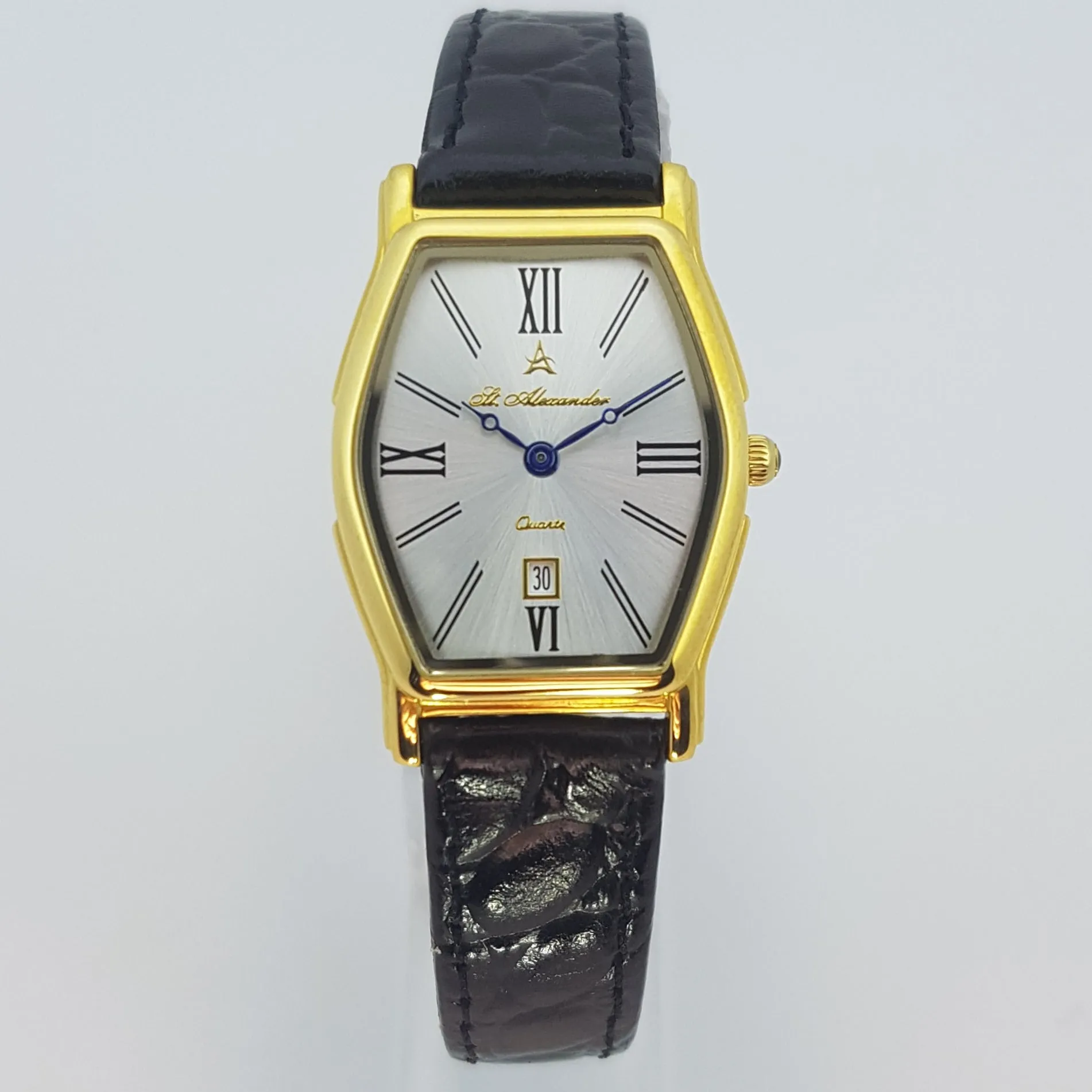 St Alexander GS519 Ladies Gold Bezel Quartz Analogue Dress Watch