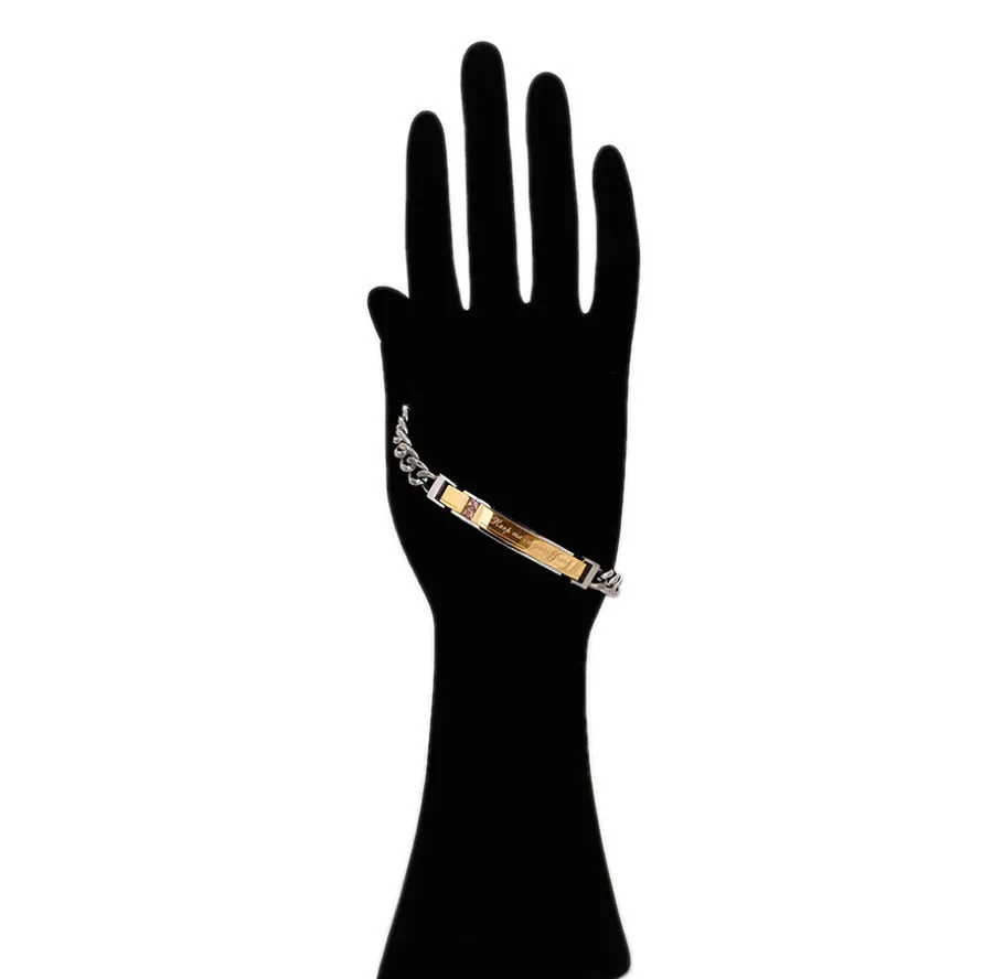 Stainless Steel Fashion Tag Bracelet