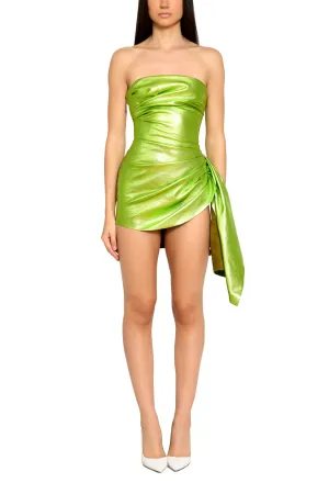 Strapless Cocktail Dress with Ruching Detail