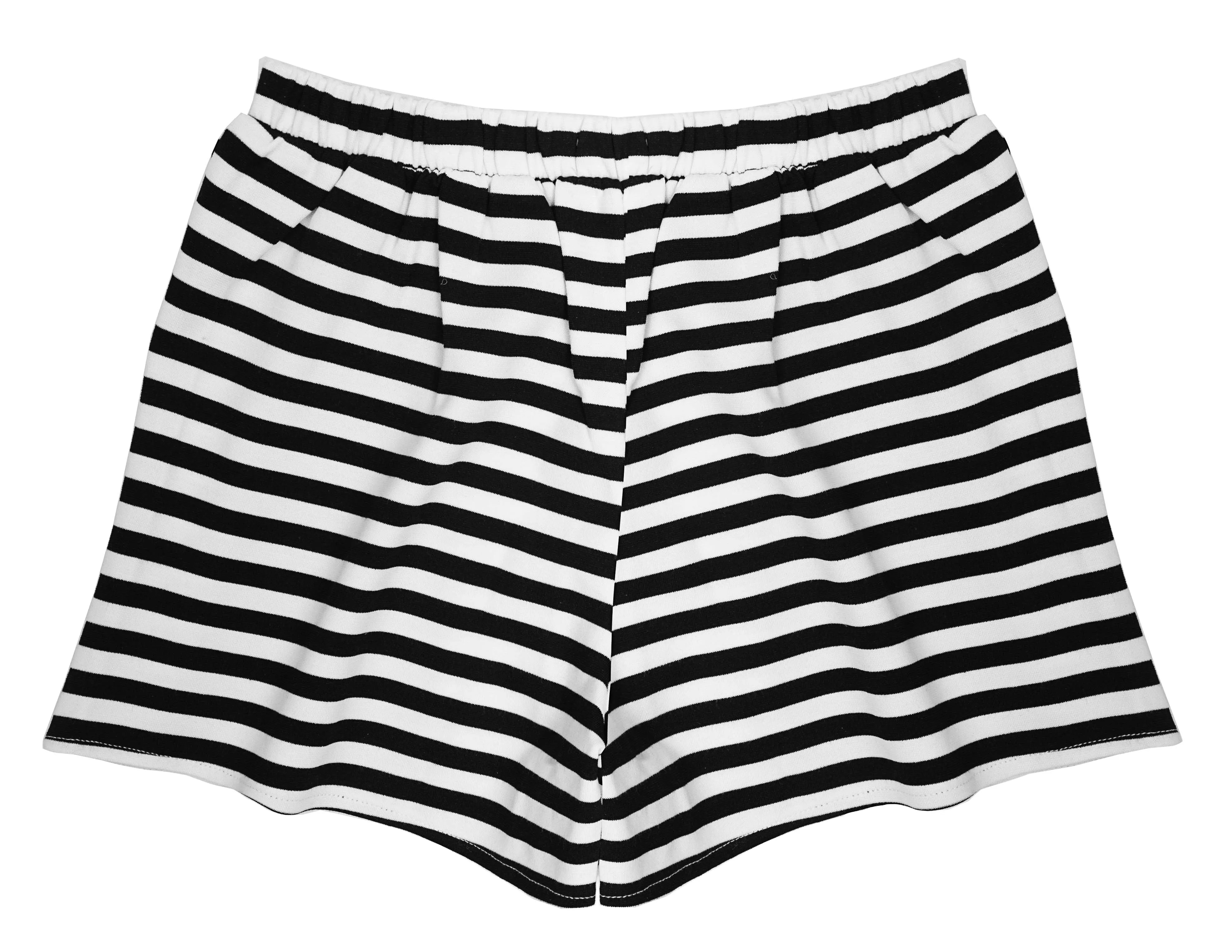 STRIPE SKORT