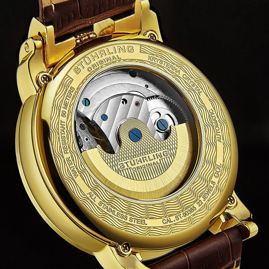 Stuhrling Original Legacy Automatic Gold Dial Men's Watch M13514