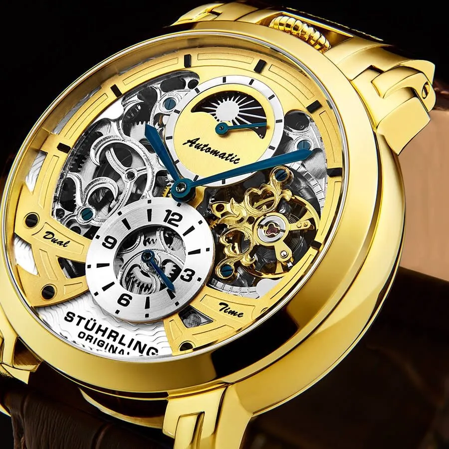 Stuhrling Original Legacy Automatic Gold Dial Men's Watch M13514