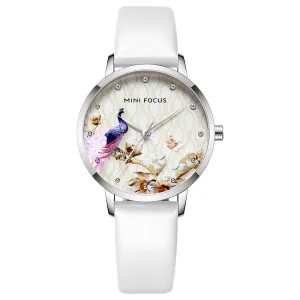 Stylish light luxury dial Japanese movement waterproof belt watch
