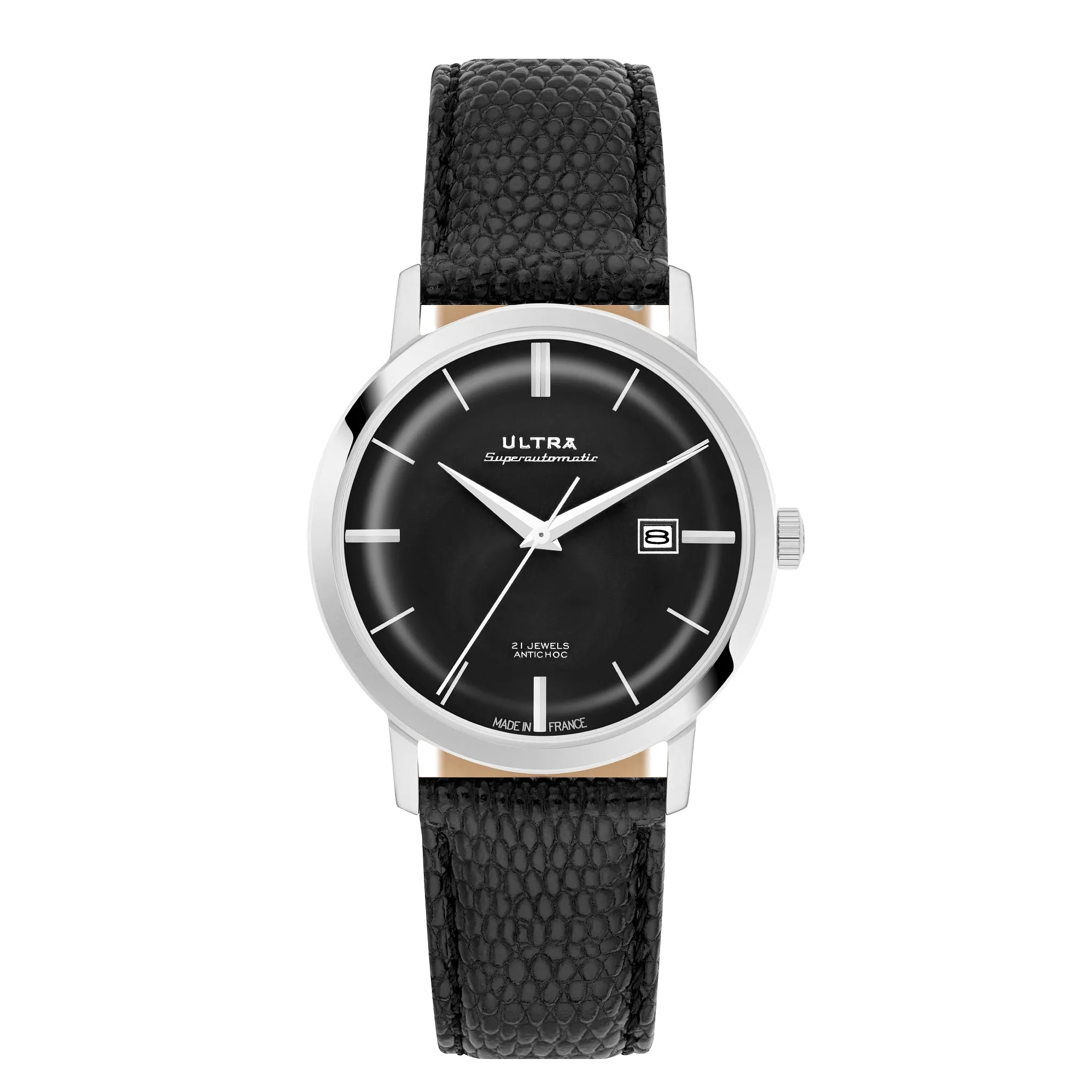 Superautomatic Lizard Black & Silver