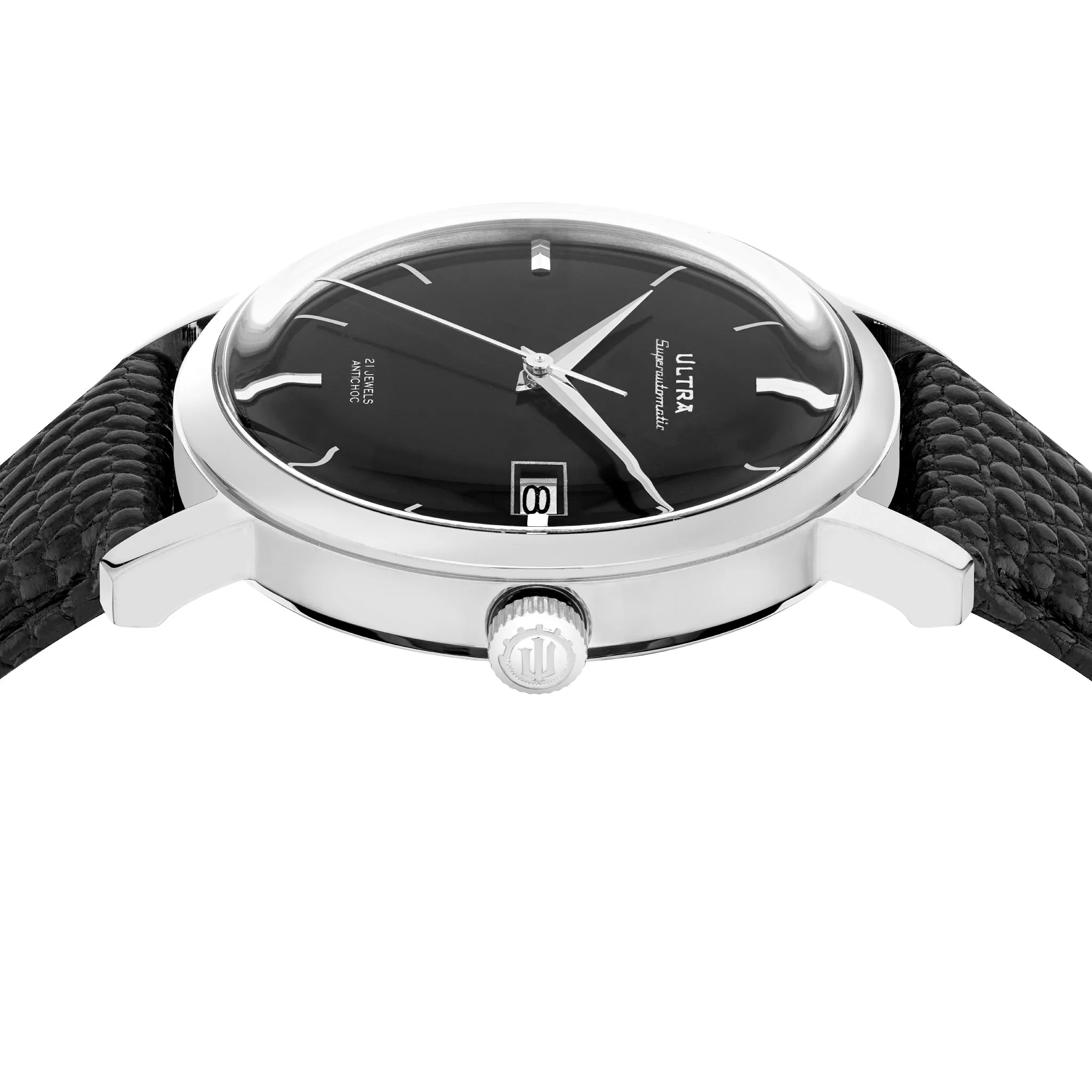 Superautomatic Lizard Black & Silver