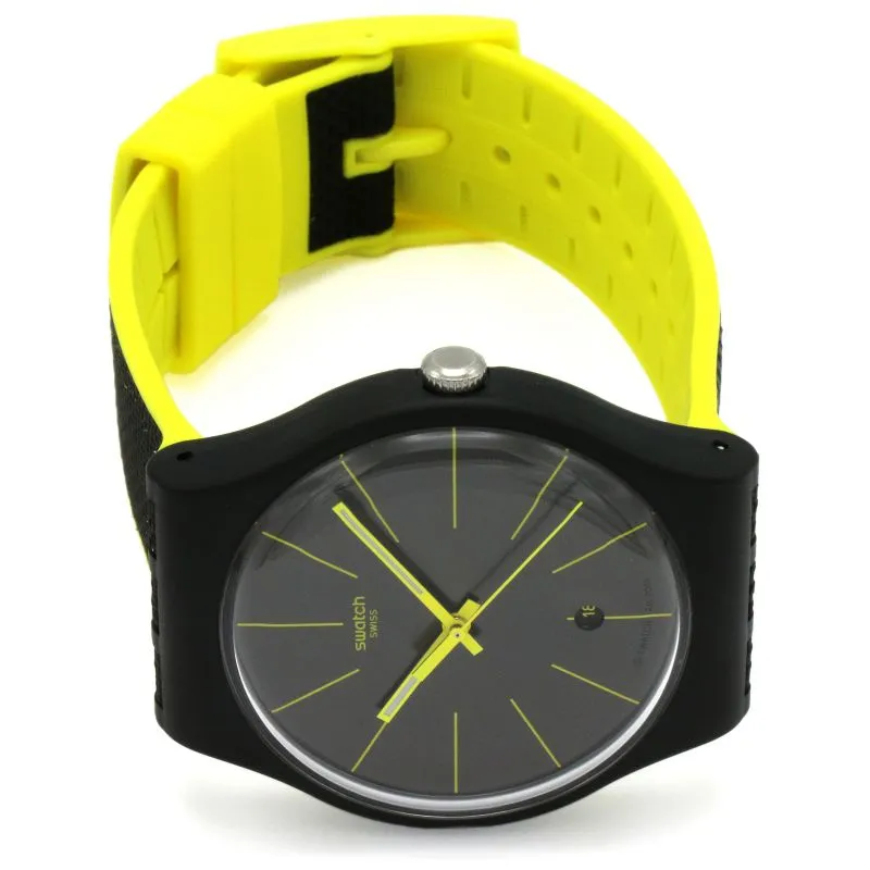 SWATCH BLACK CORD-SUOB406