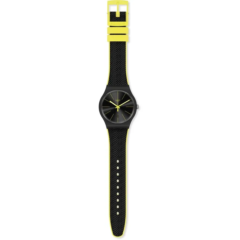 SWATCH BLACK CORD-SUOB406