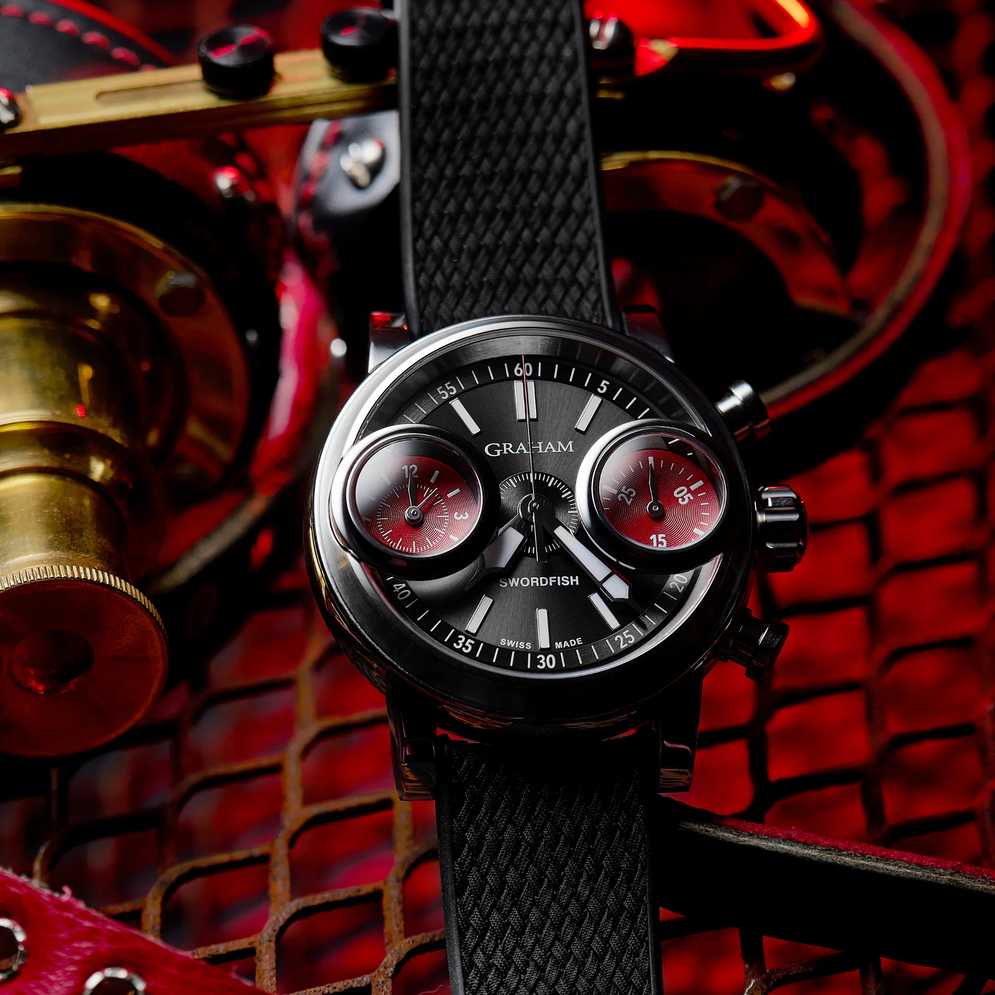SWORDFISH RED & BLACK