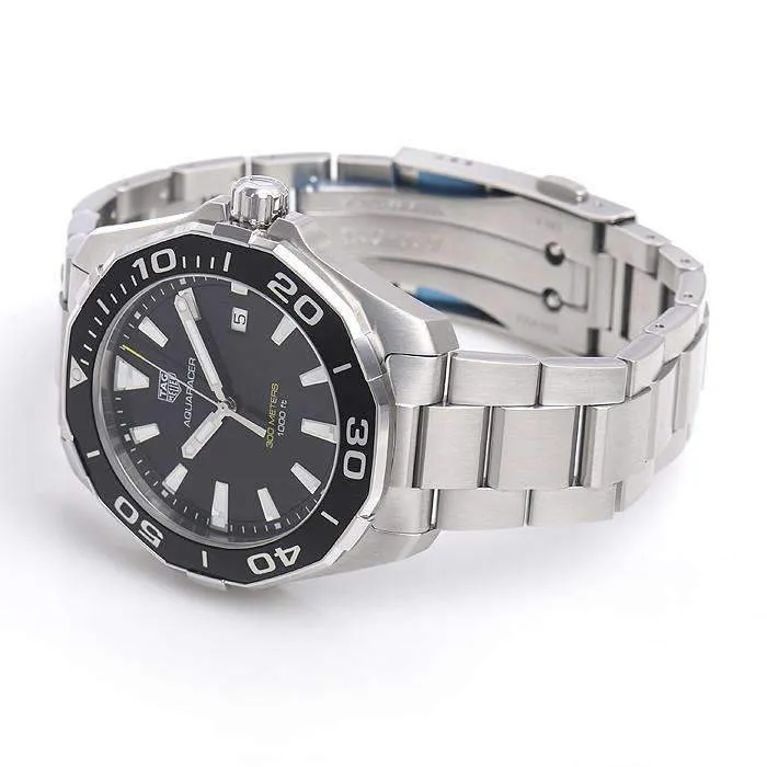 TAG HEUER AQUARACER BLACK DIAL MEN WATCH WAY101A.BA0746