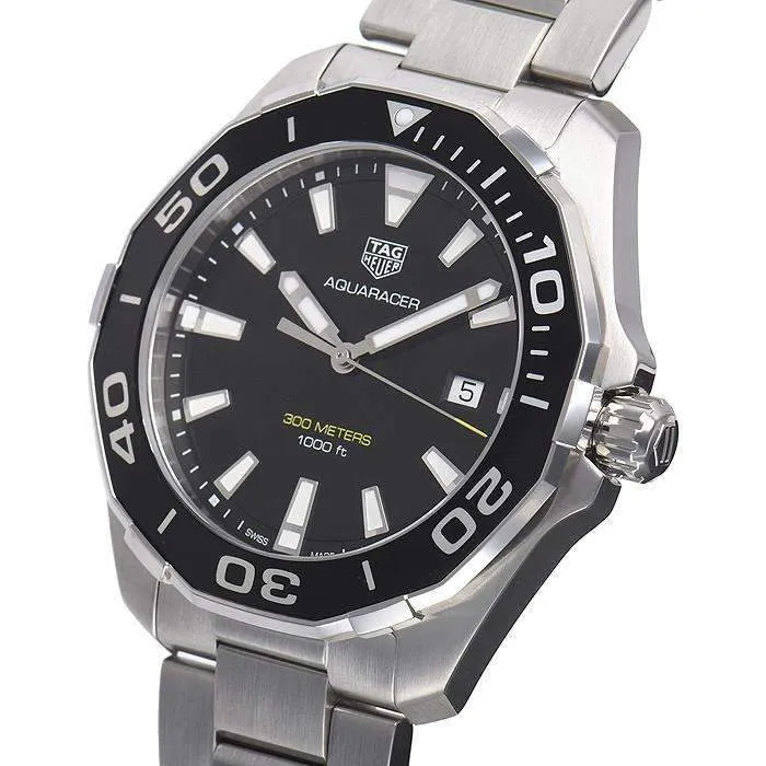 TAG HEUER AQUARACER BLACK DIAL MEN WATCH WAY101A.BA0746