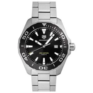 TAG HEUER AQUARACER BLACK DIAL MEN WATCH WAY101A.BA0746