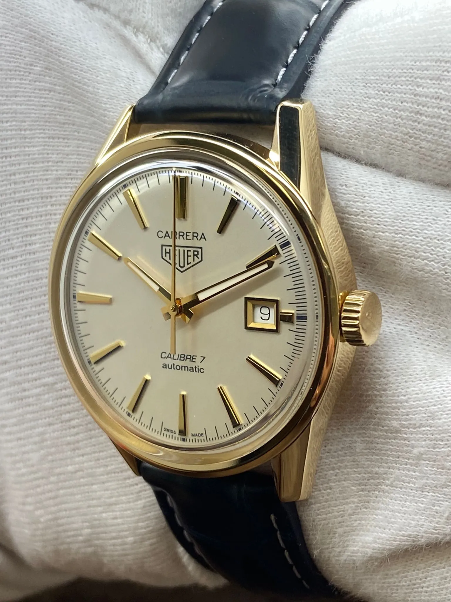 TAG Heuer Carrera Calibre 7 WAR2140 Silver Dial Automatic Men's Watch