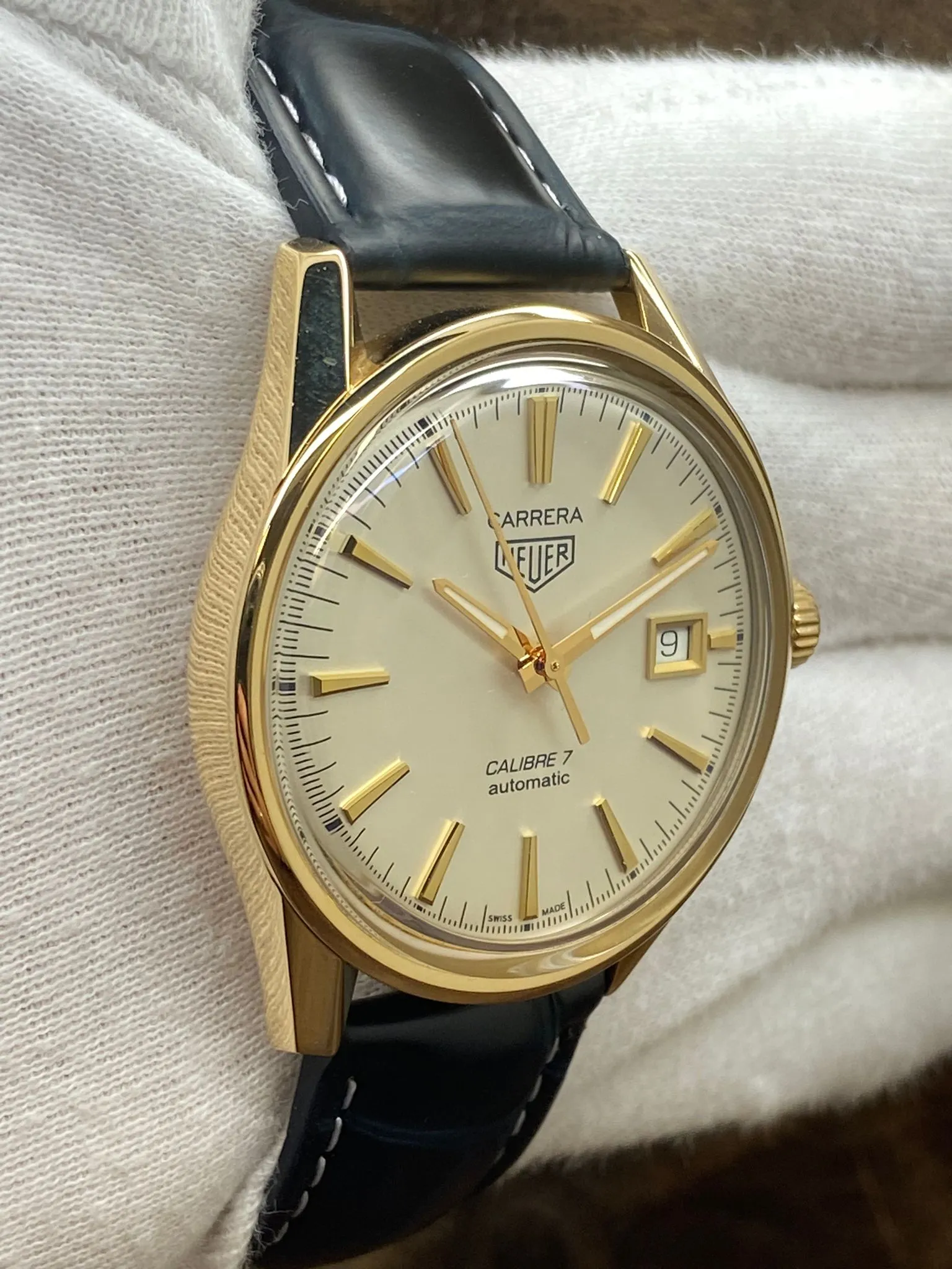 TAG Heuer Carrera Calibre 7 WAR2140 Silver Dial Automatic Men's Watch