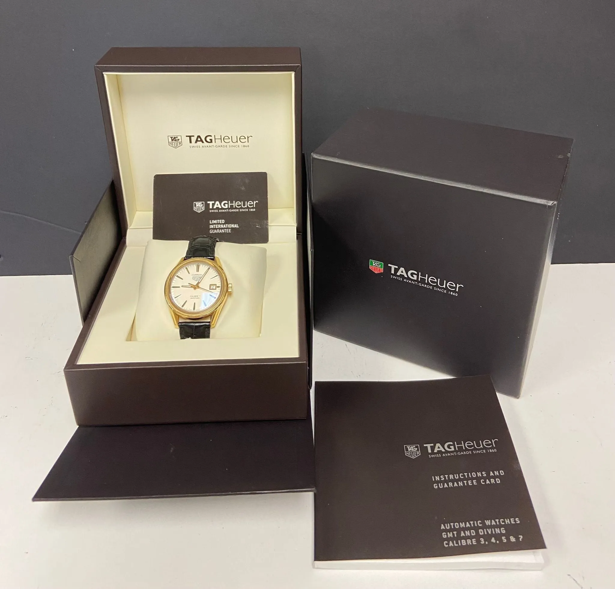 TAG Heuer Carrera Calibre 7 WAR2140 Silver Dial Automatic Men's Watch