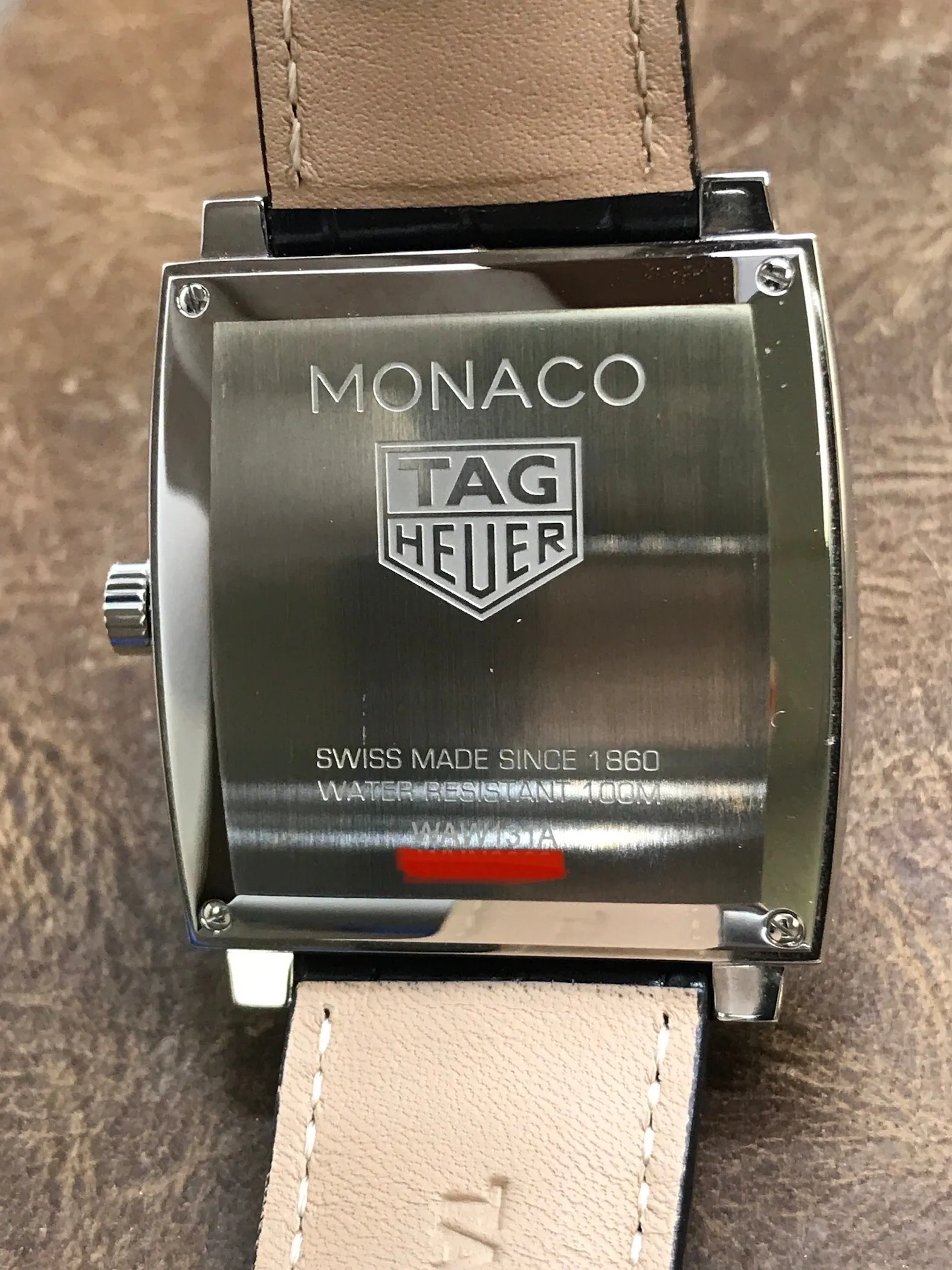 TAG Heuer Monaco WAW131A Black Dial Quartz Men's Watch