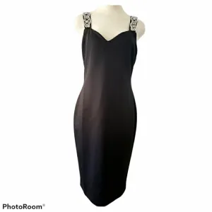 Ted Baker Black Bodycon Mally Cocktail Dress NWT