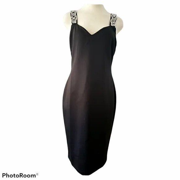 Ted Baker Black Bodycon Mally Cocktail Dress NWT