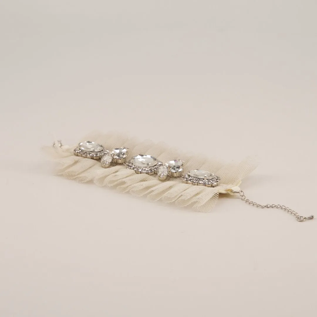 The Elska Diamante and Pearl Designer Bracelet