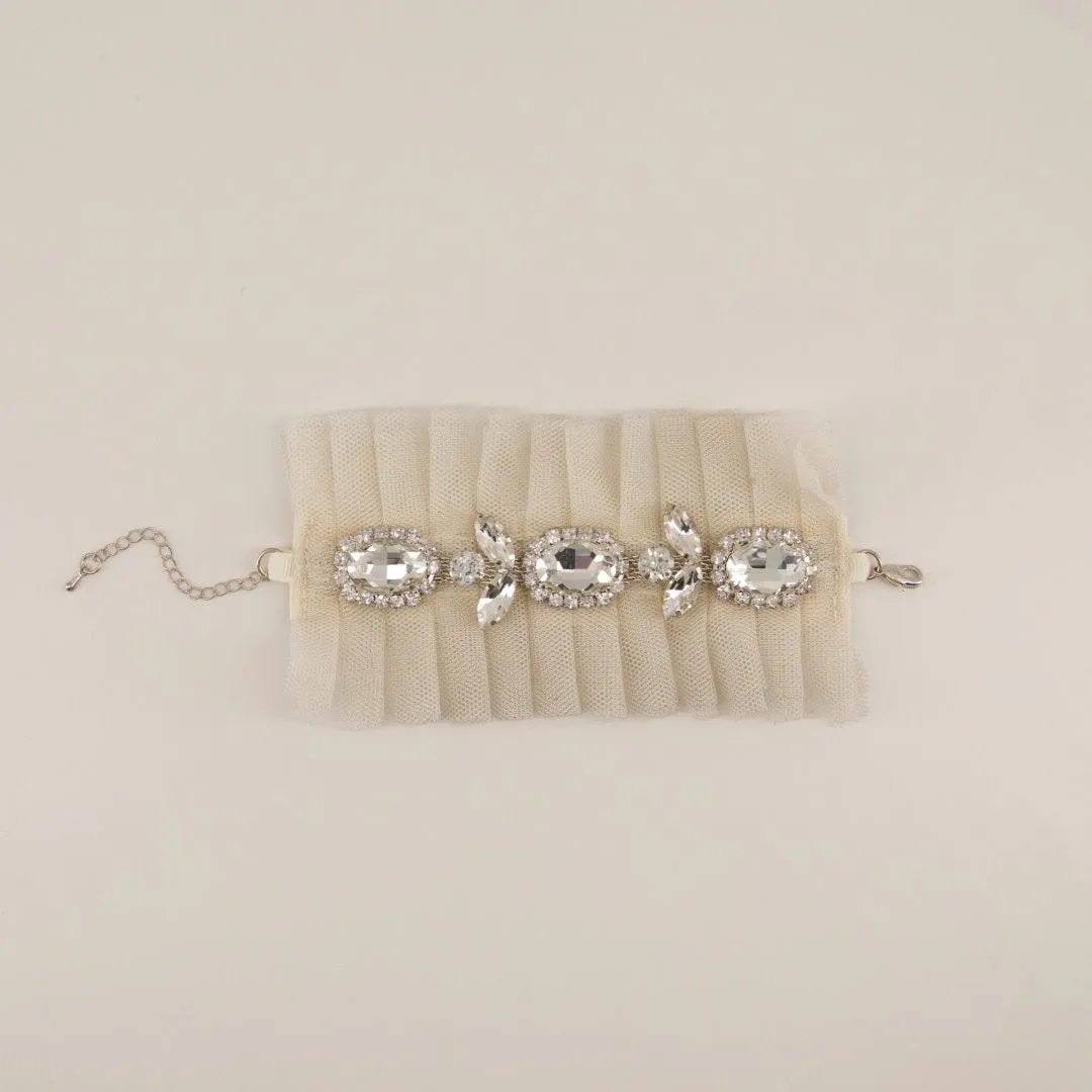 The Elska Diamante and Pearl Designer Bracelet