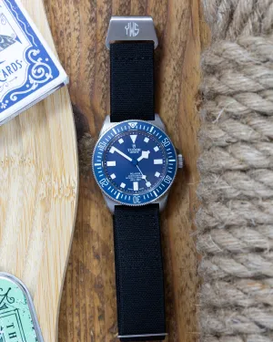 The Trooper Fixed Lugs Elastic Strap - Black