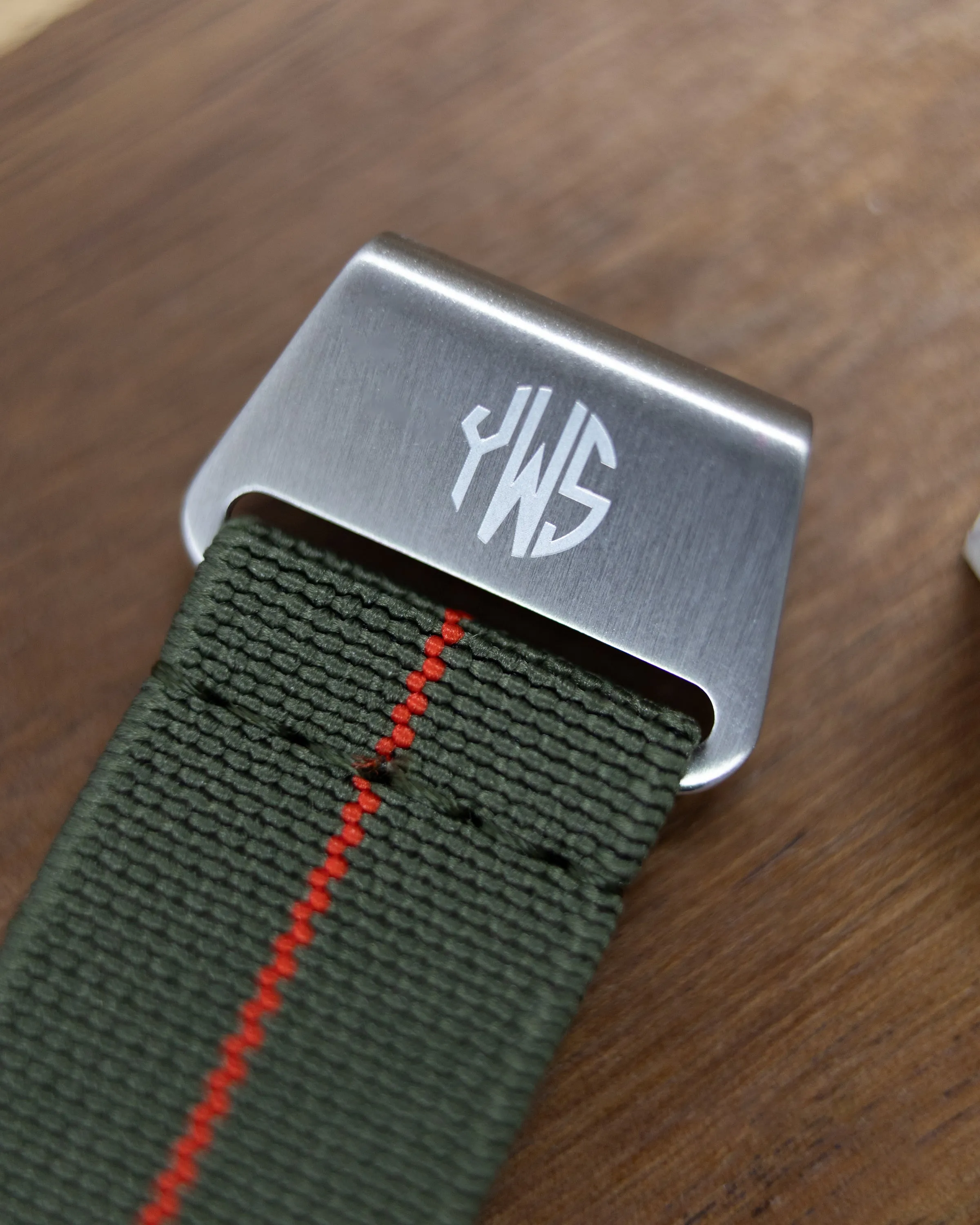 The Trooper Fixed Lugs Elastic Strap - Blue White