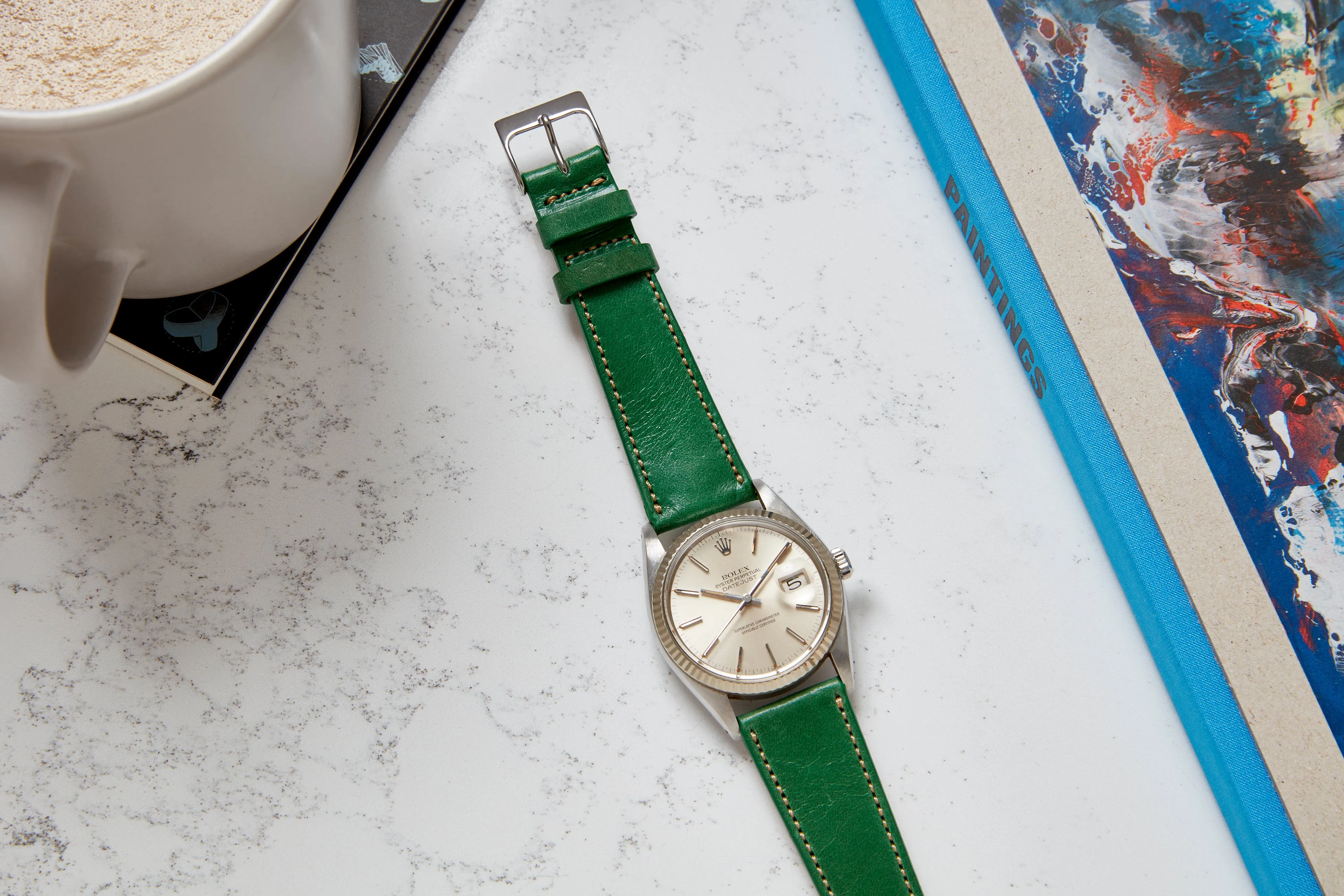 The Windermere Oak Tanned Watch Strap