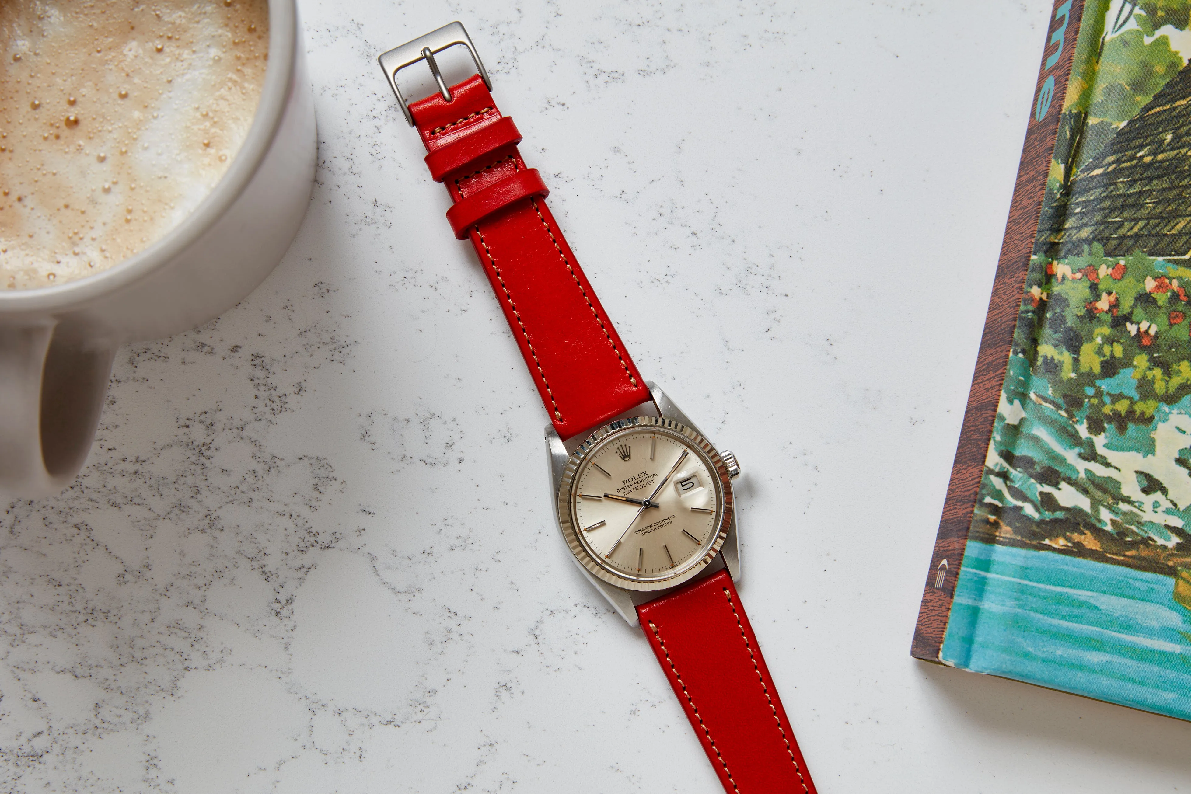 The Windermere Oak Tanned Watch Strap