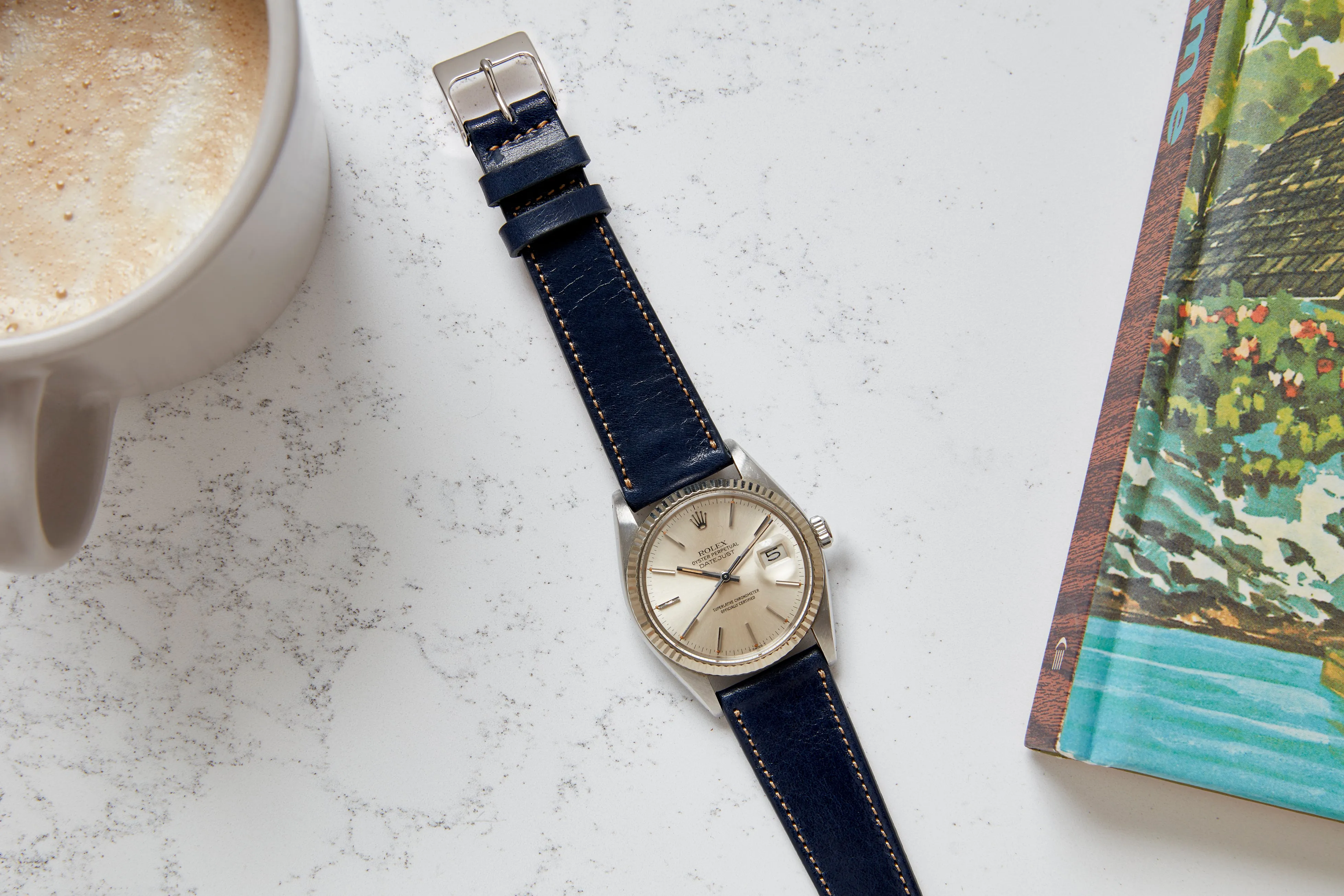 The Windermere Oak Tanned Watch Strap