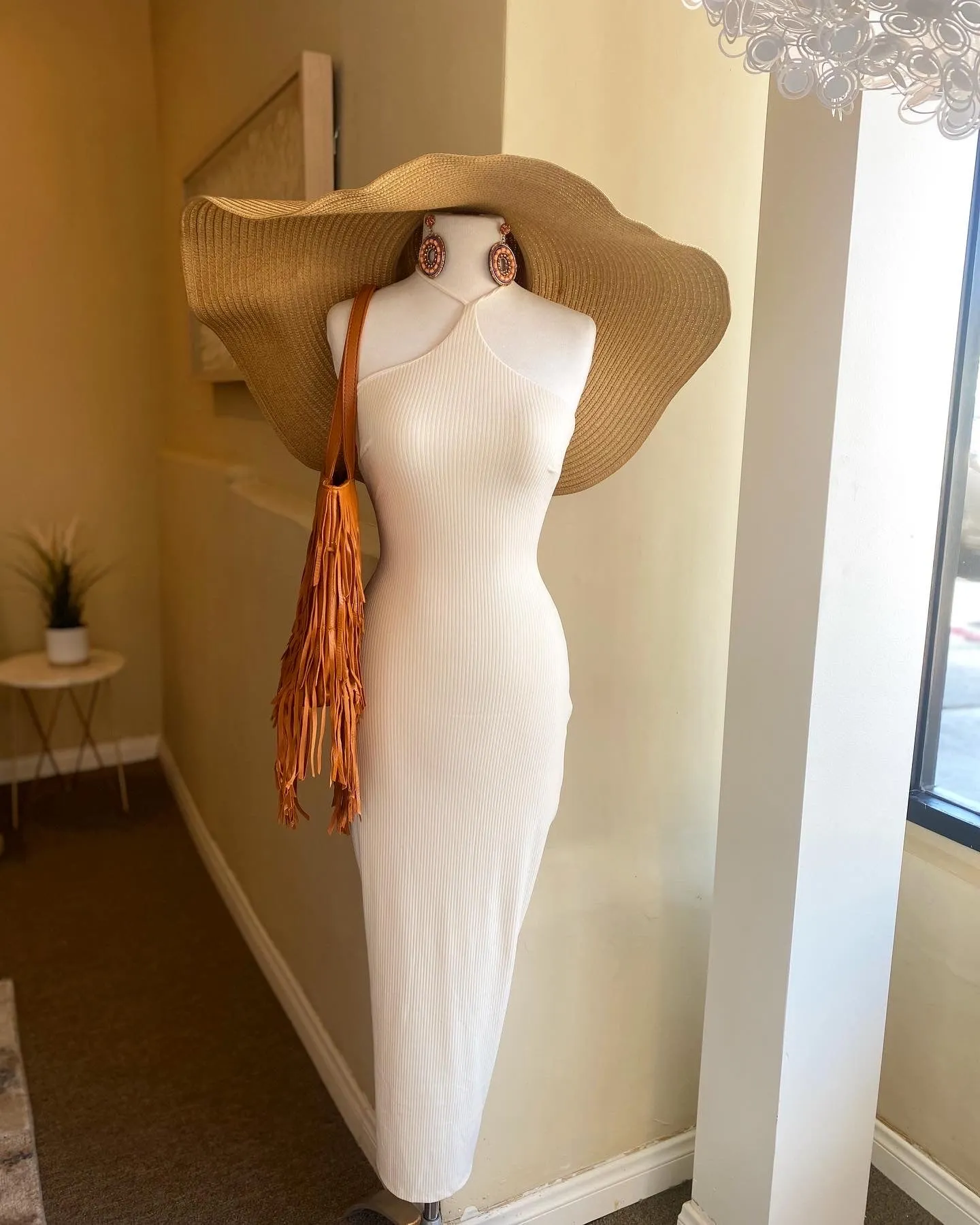Thin Strap MIDI Dress FINAL SALE