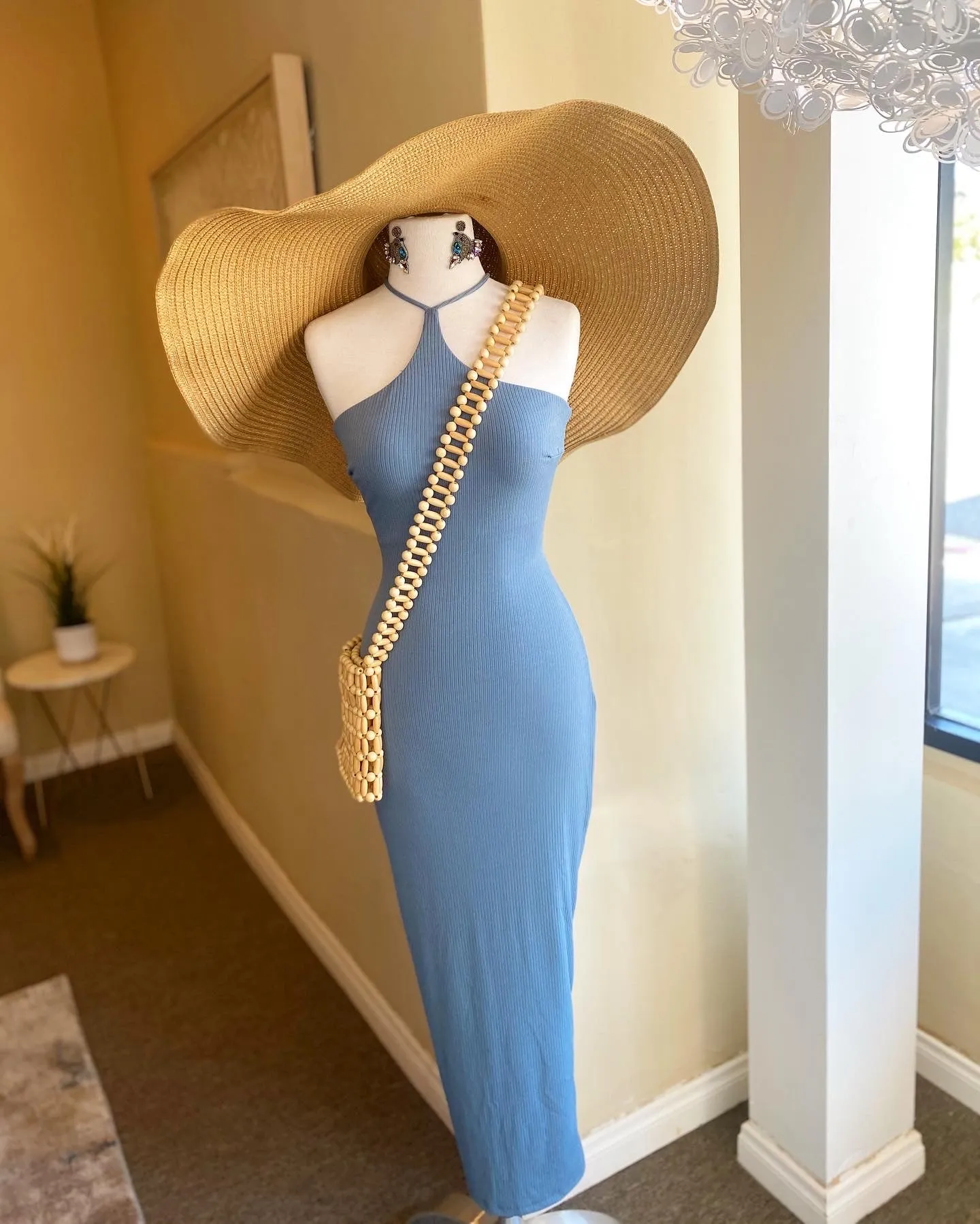 Thin Strap MIDI Dress FINAL SALE